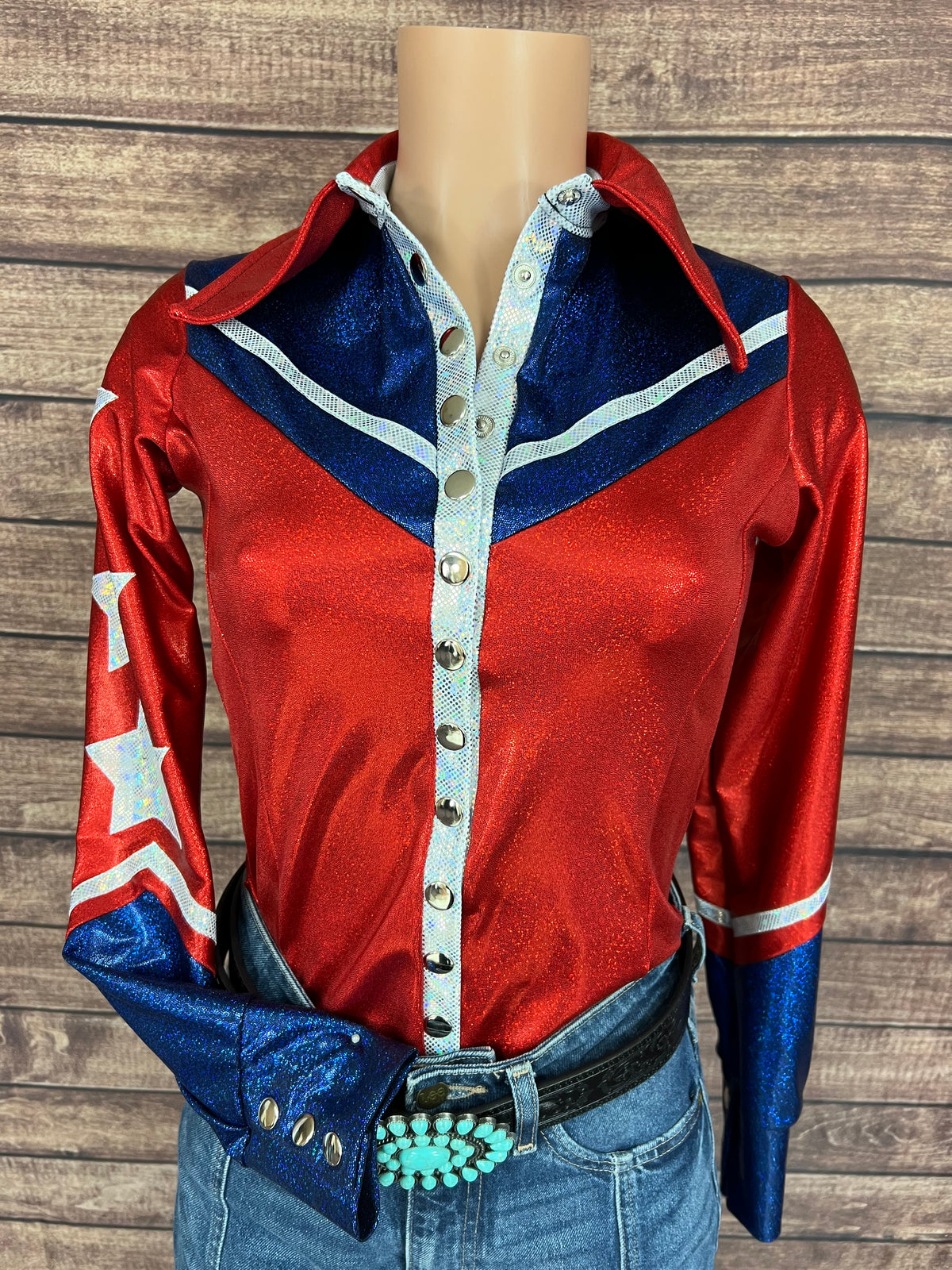 Galveston 2.0 Snap Front Rodeo Shirt with Star Applique