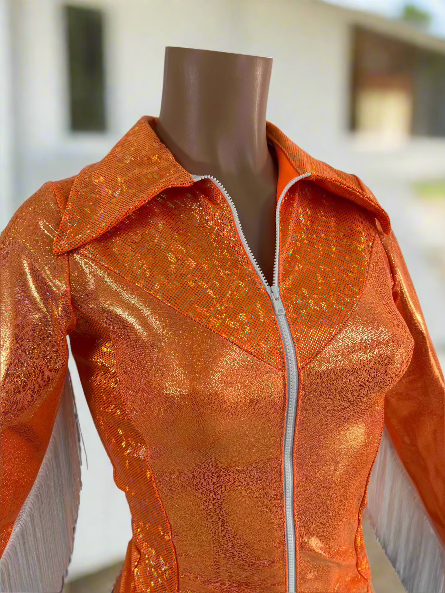 Neon Orange Rodeo Shirt - Riverside Rodeo Shirts