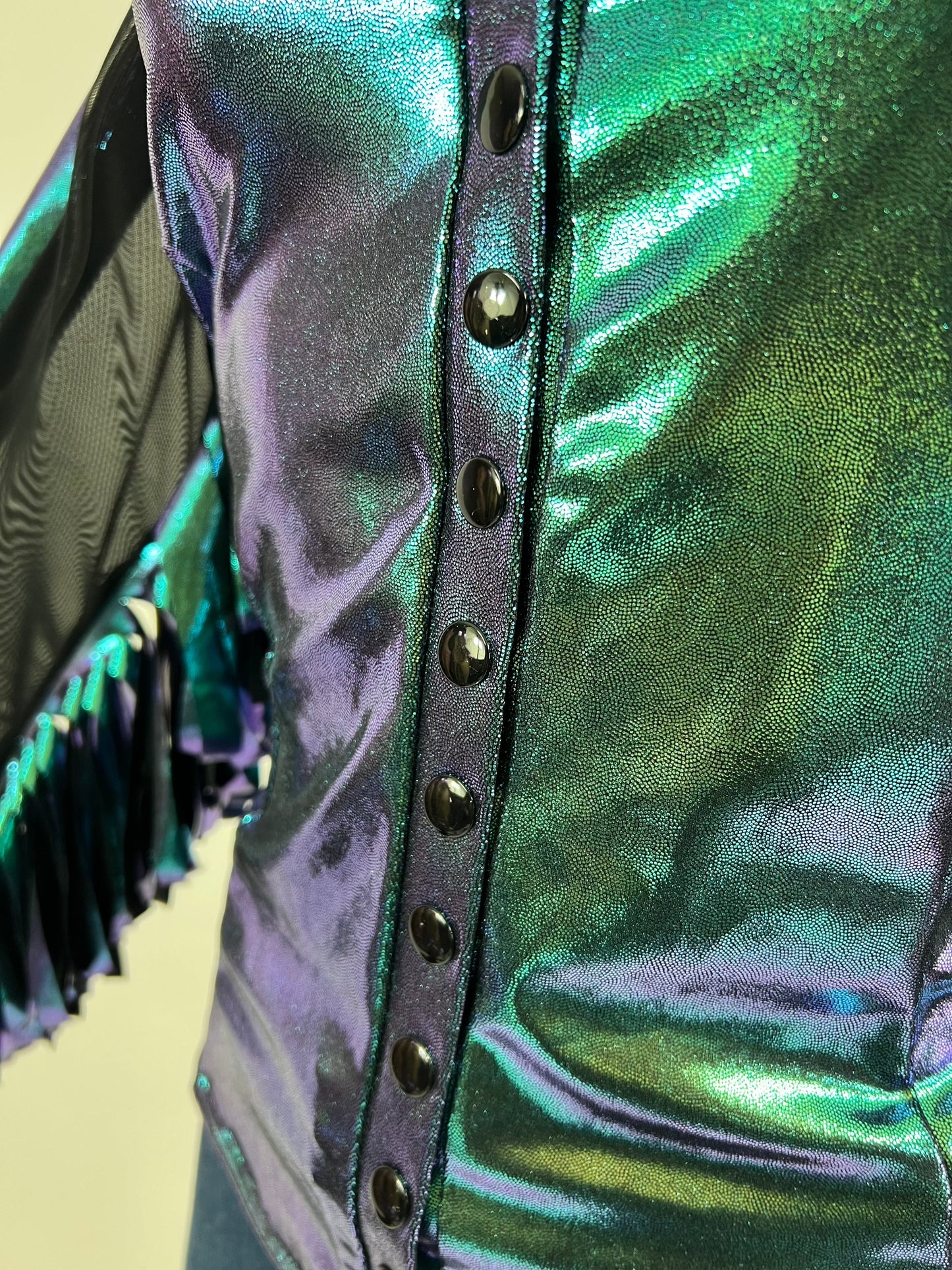 Scarab Snap Front Rodeo Shirt with Thunderbird Fringe - Riverside Rodeo Shirts