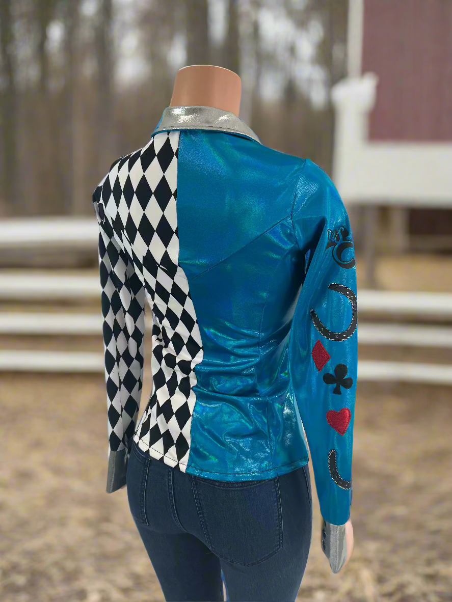 Las Vegas Lucky Horseshoes Rodeo Shirt Rodeo Shirt Riverside Rodeo Shirts