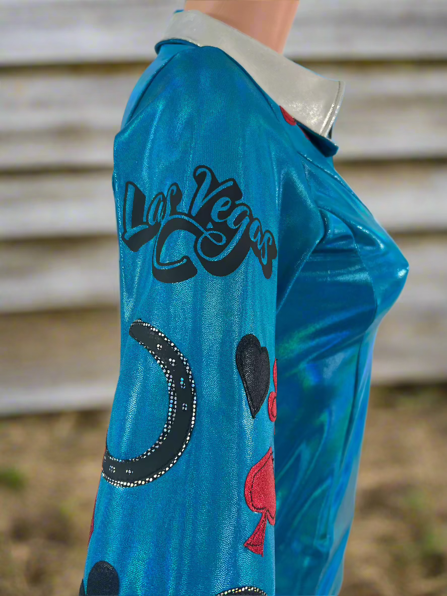 Las Vegas Lucky Horseshoes Rodeo Shirt Rodeo Shirt Riverside Rodeo Shirts
