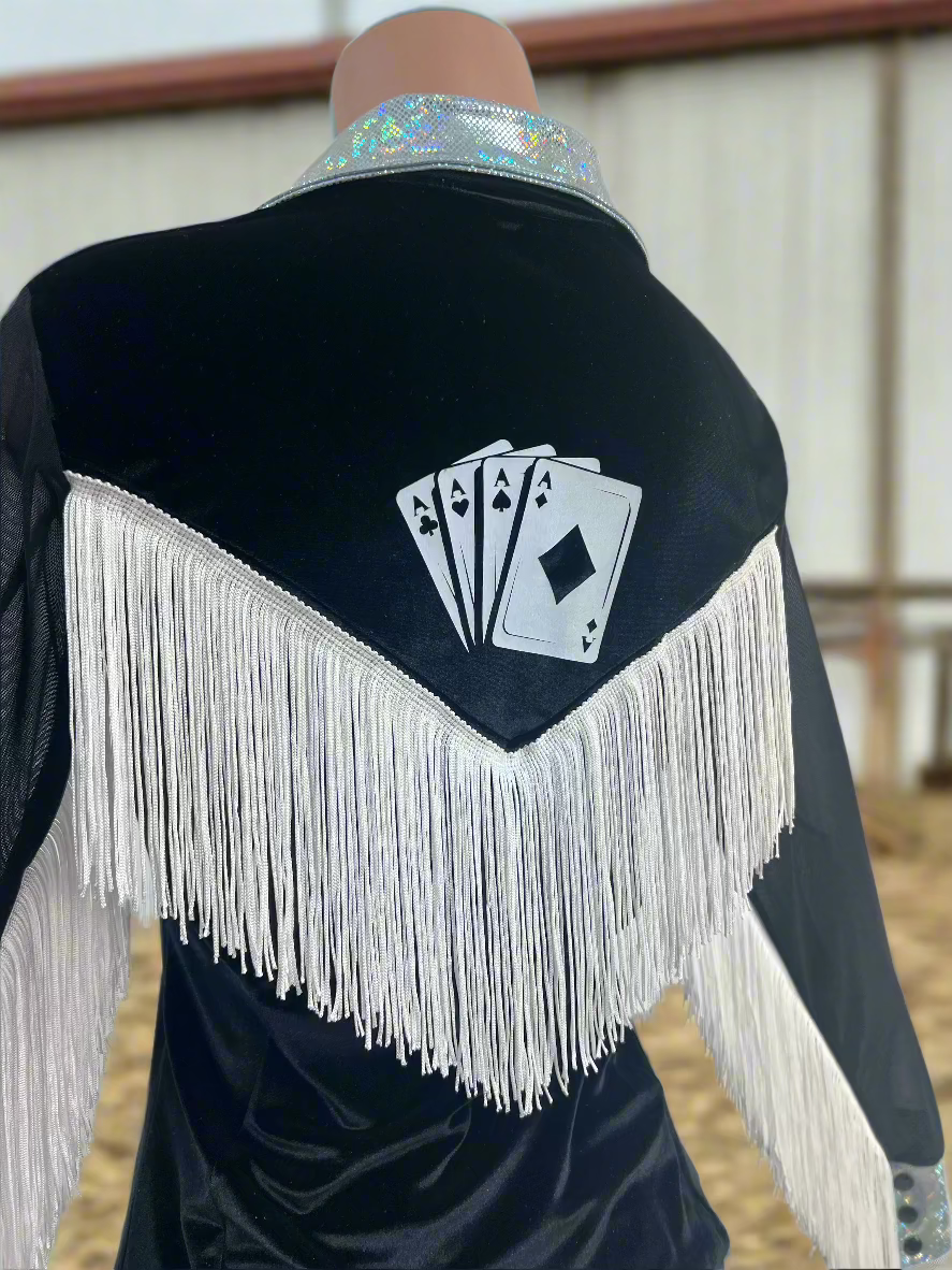 Wild Aces Velvet Snap Front Rodeo Shirt Rodeo Shirt Riverside Rodeo Shirts