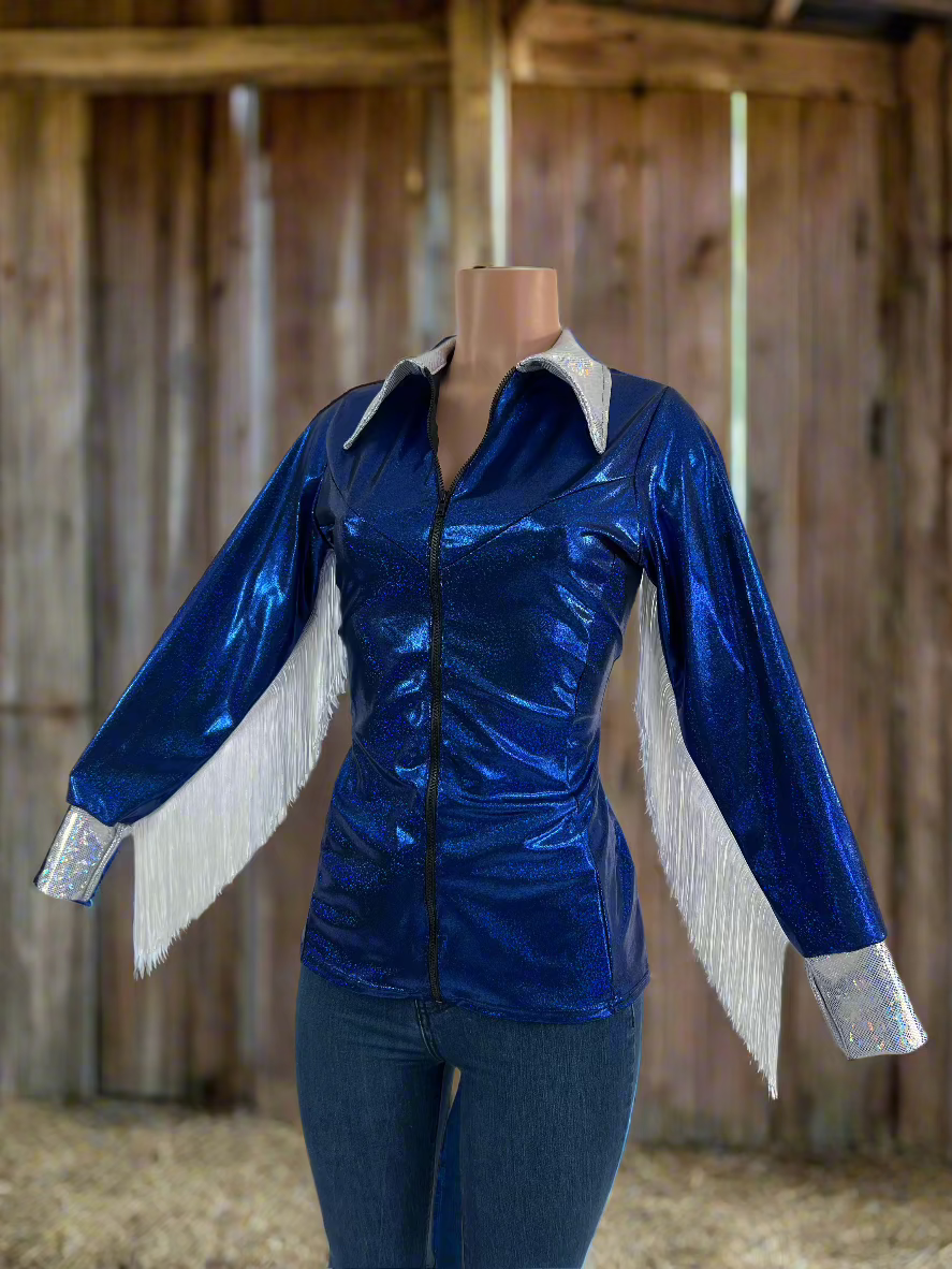 Blue Jewel Rodeo Shirt Rodeo Shirt Riverside Rodeo Shirts