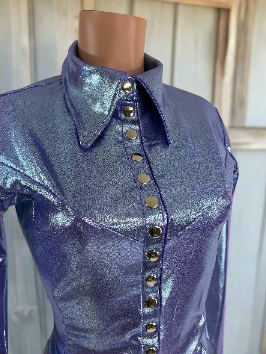 Lavender Ice Snap Front Rodeo Shirt Rodeo Shirt Riverside Rodeo Shirts