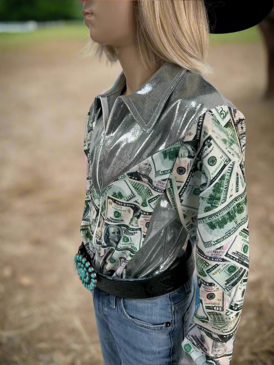 Big Bucks Zipper Front Rodeo Shirt Rodeo Shirt Riverside Rodeo Shirts