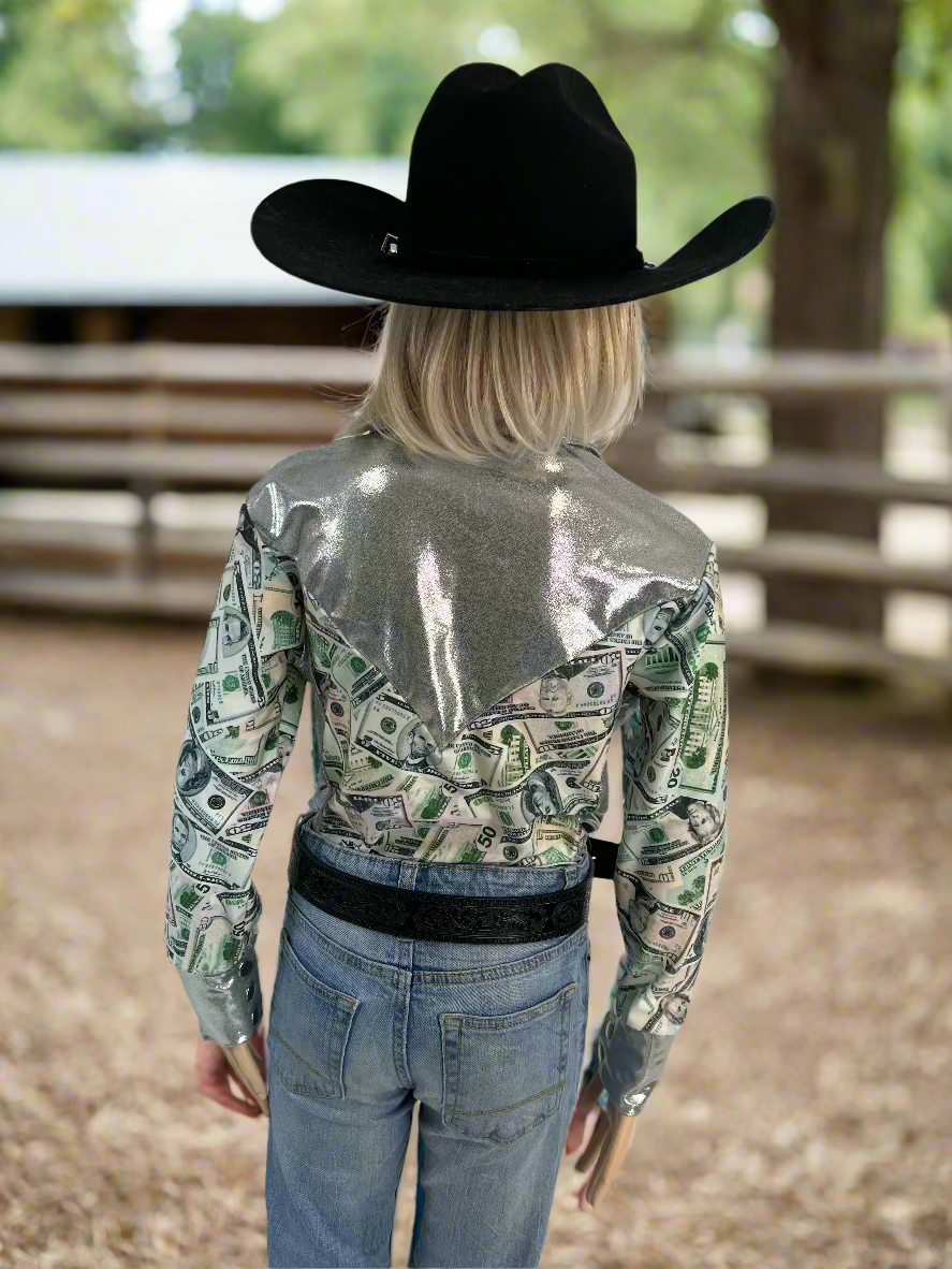 Big Bucks Zipper Front Rodeo Shirt Rodeo Shirt Riverside Rodeo Shirts