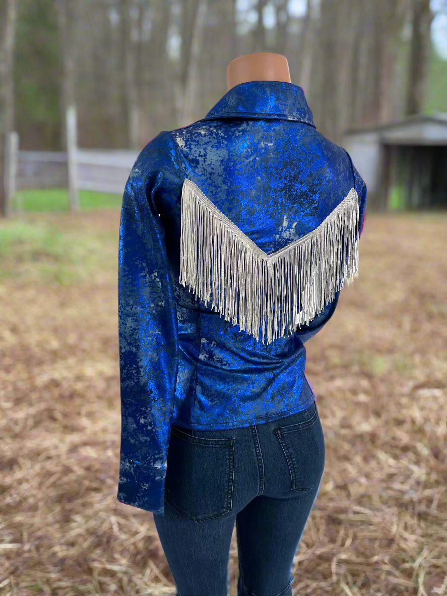 Glacier Bay Snap Front Rodeo Shirt with Fringe Rodeo Shirt Riverside Rodeo Shirts