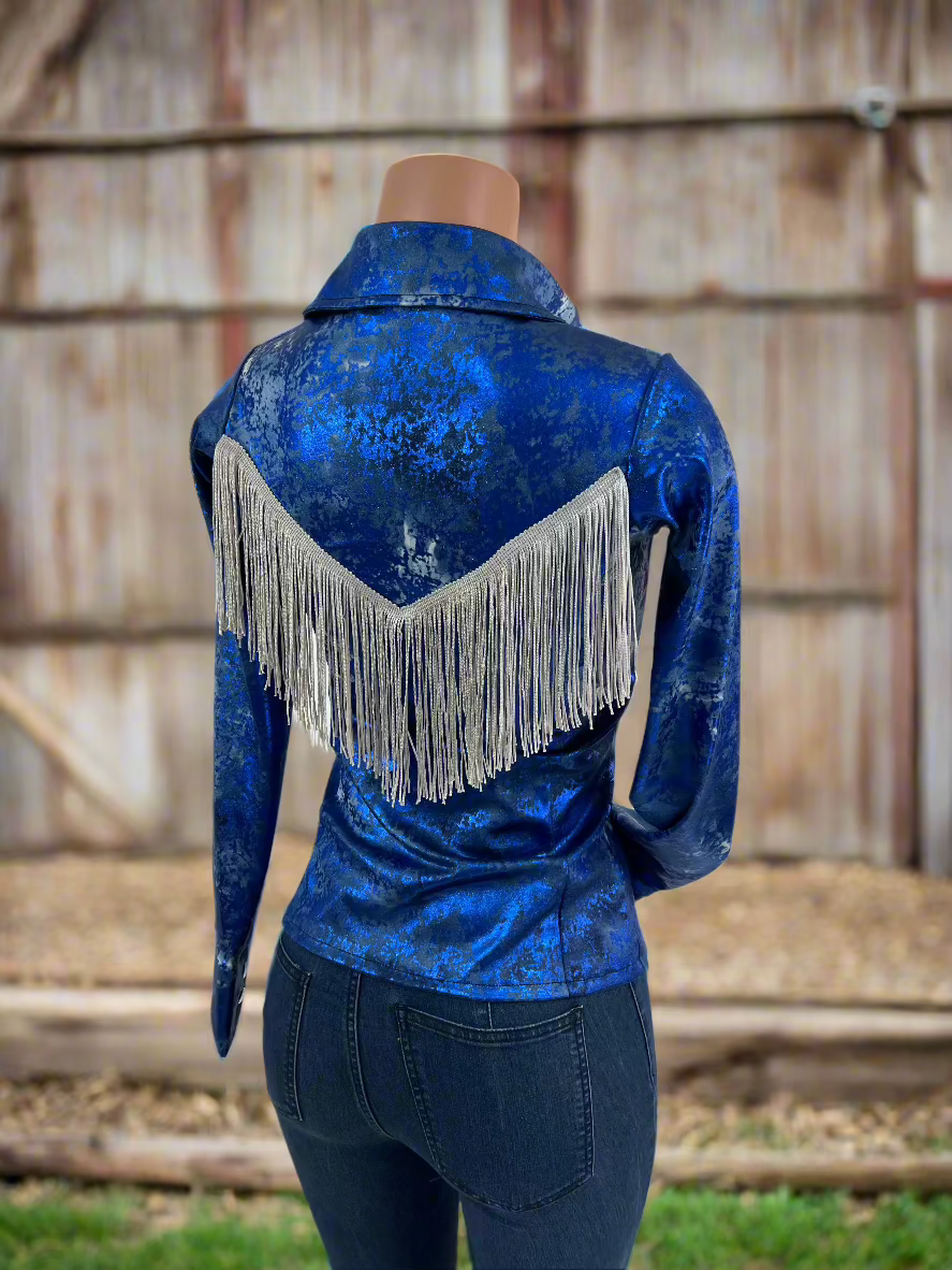Glacier Bay Snap Front Rodeo Shirt with Fringe Rodeo Shirt Riverside Rodeo Shirts