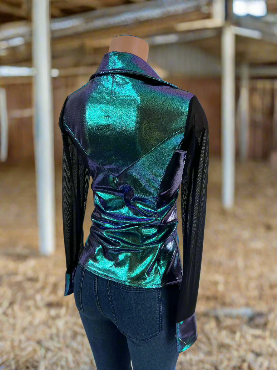 Scarab Mesh Sleeve Snap Front Rodeo Shirt Rodeo Shirt Riverside Rodeo Shirts