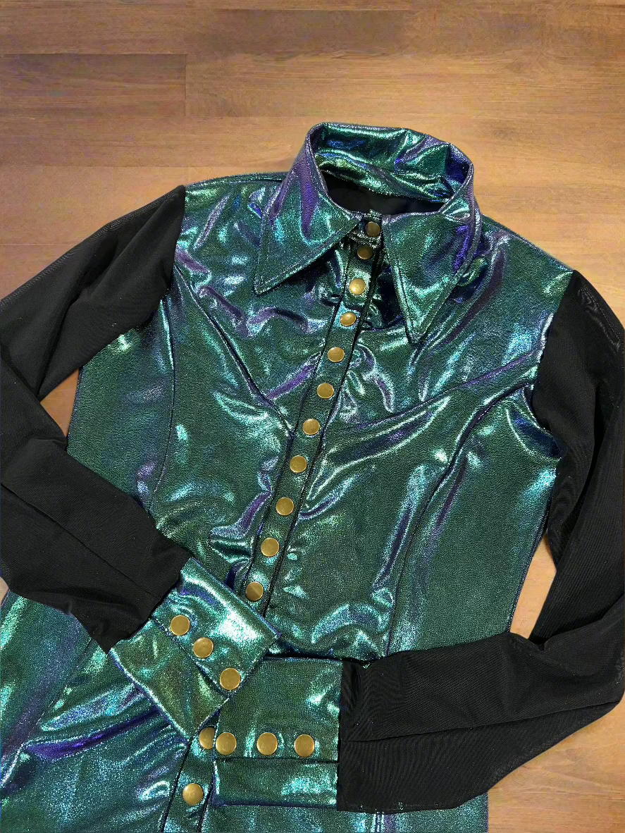 Scarab Mesh Sleeve Snap Front Rodeo Shirt Rodeo Shirt Riverside Rodeo Shirts