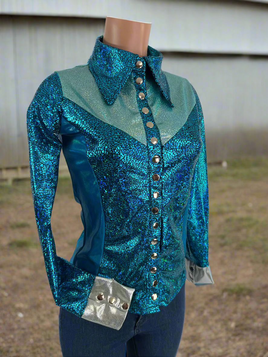 Snap Front Rodeo Shirt with Yoke Fringe Rodeo Shirt Riverside Rodeo Shirts