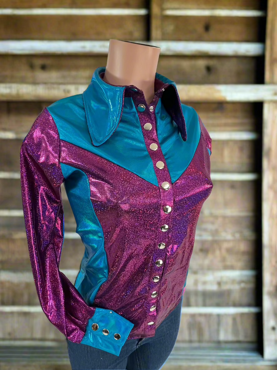 Snap Front Rodeo Shirt with Yoke Fringe Rodeo Shirt Riverside Rodeo Shirts