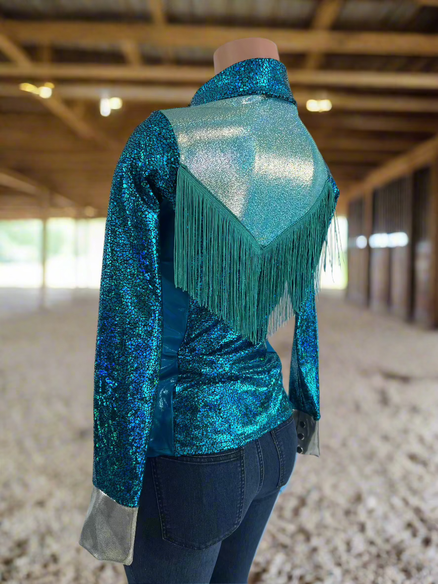 Snap Front Rodeo Shirt with Yoke Fringe Rodeo Shirt Riverside Rodeo Shirts
