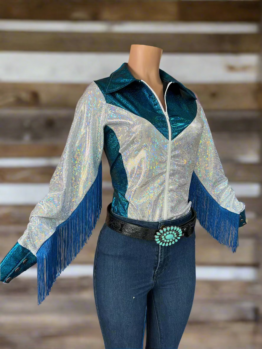 Turquoise Tundra Rodeo Shirt Rodeo Shirt Riverside Rodeo Shirts