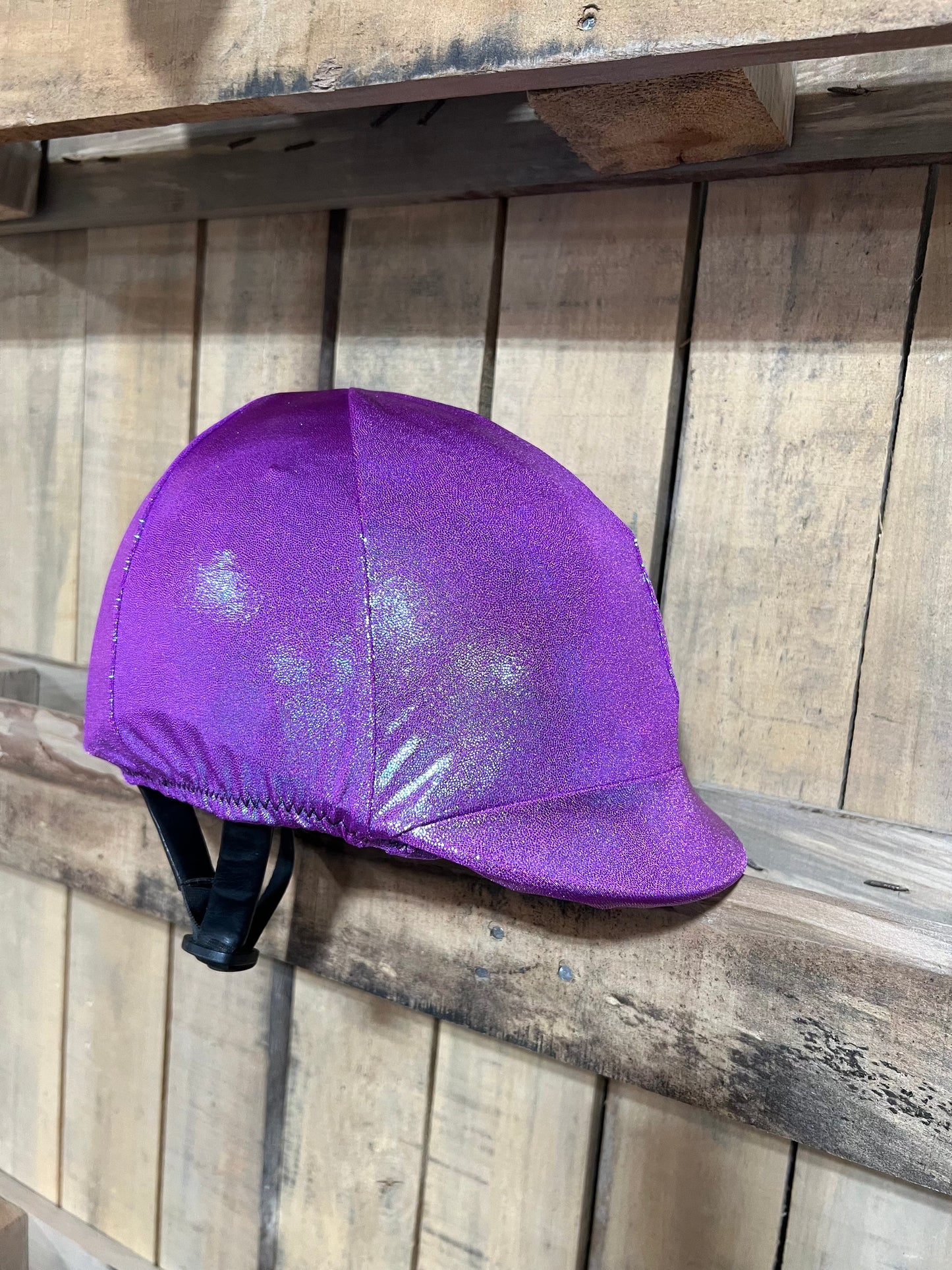Plumeria Holographic Helmet Cover Fly Bonnet Riverside Rodeo Shirts