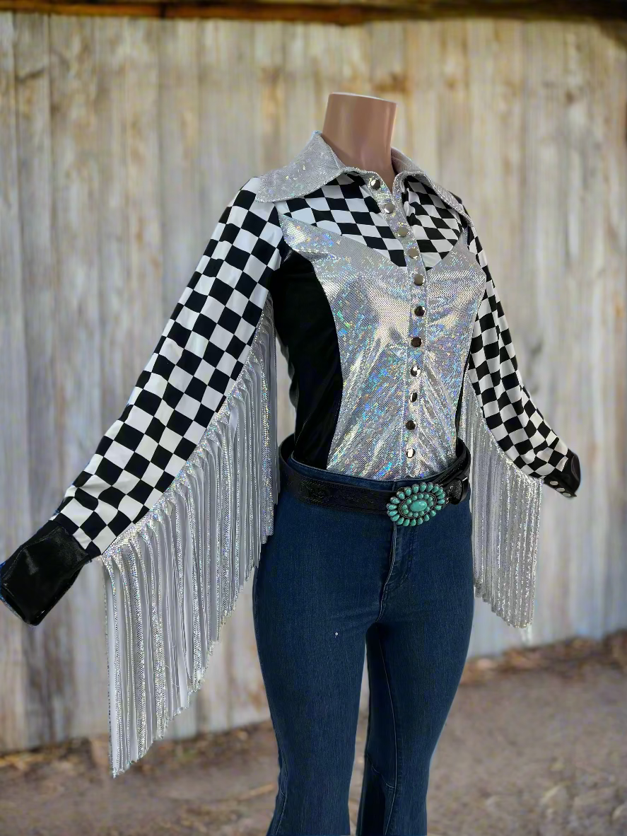 Rodeo Shirt with Thunderbird Fringe Rodeo Shirt Riverside Rodeo Shirts