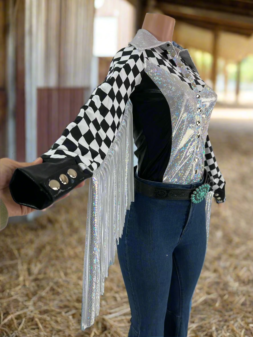 Rodeo Shirt with Thunderbird Fringe Rodeo Shirt Riverside Rodeo Shirts