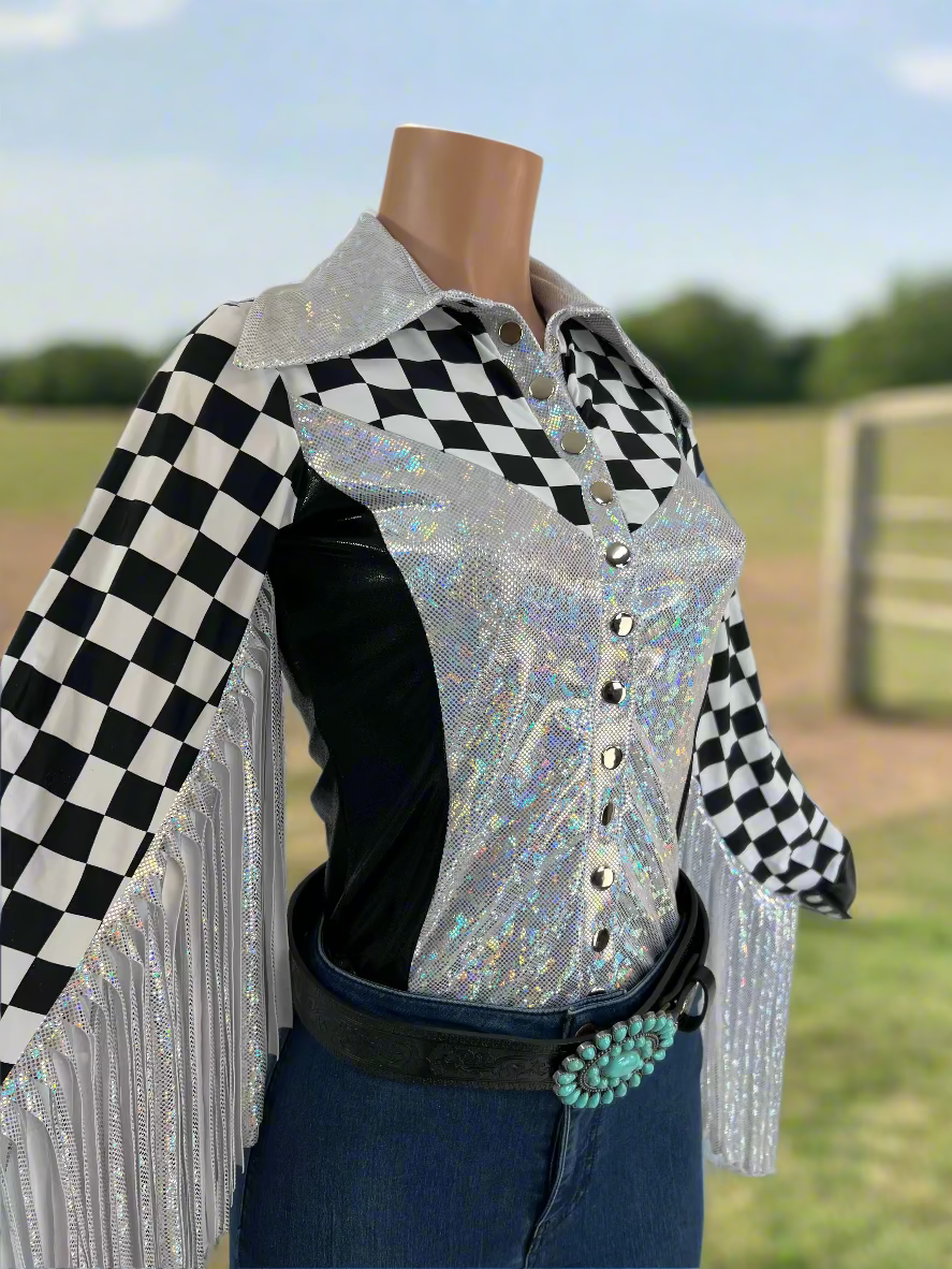 Rodeo Shirt with Thunderbird Fringe Rodeo Shirt Riverside Rodeo Shirts