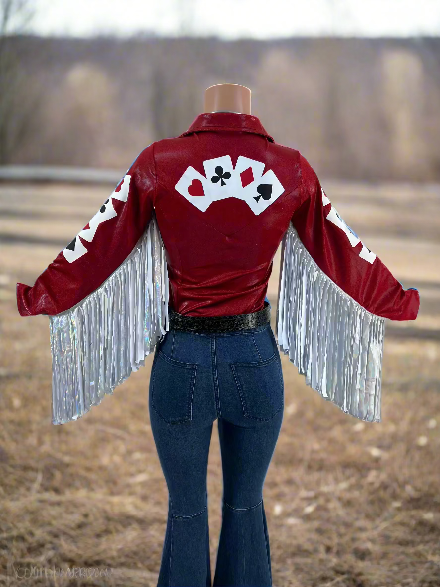 High Stakes Rodeo Shirt with Thunderbird Fringe Rodeo Shirt Riverside Rodeo Shirts