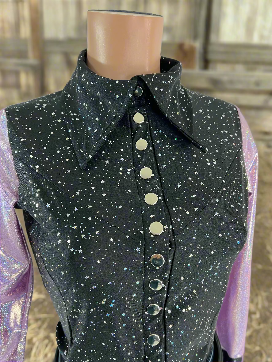 Lilac Lights Snap Front Rodeo Shirt Rodeo Shirt Riverside Rodeo Shirts