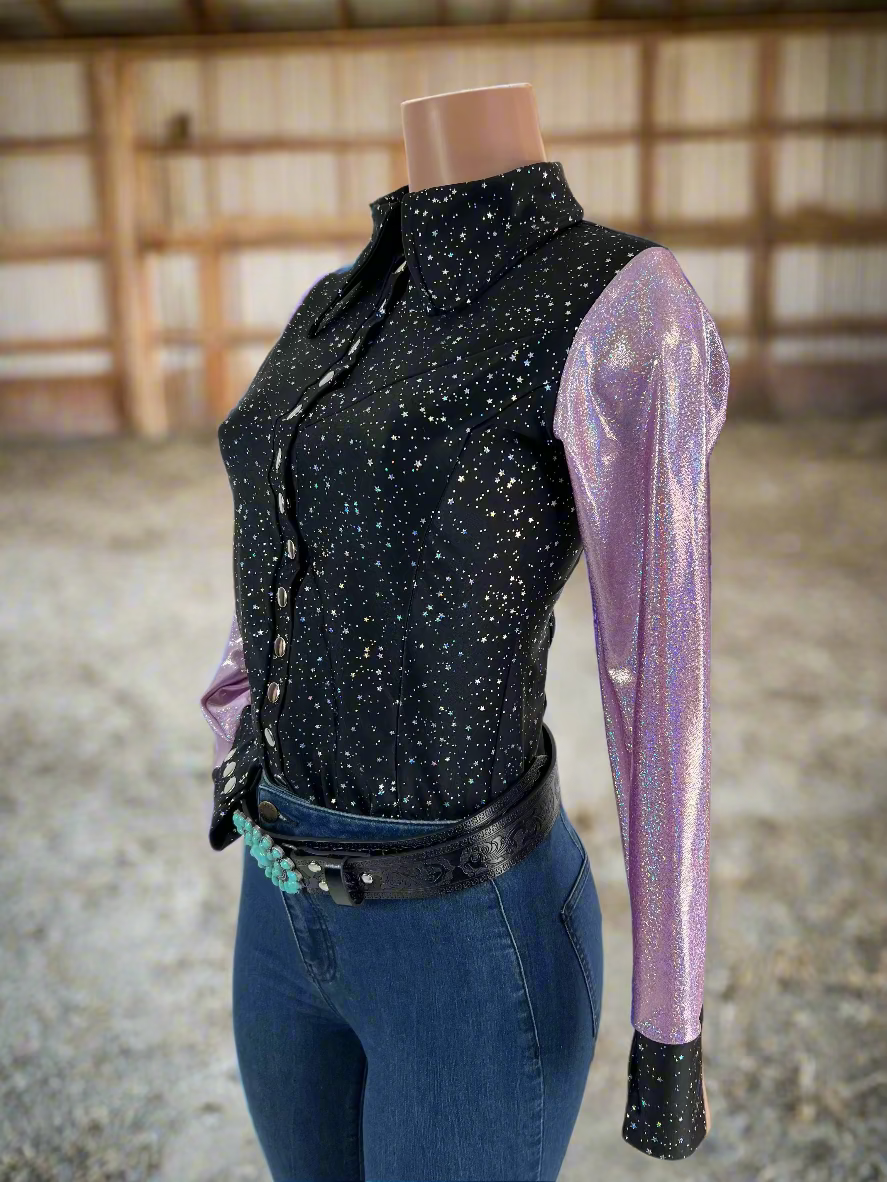Lilac Lights Snap Front Rodeo Shirt Rodeo Shirt Riverside Rodeo Shirts