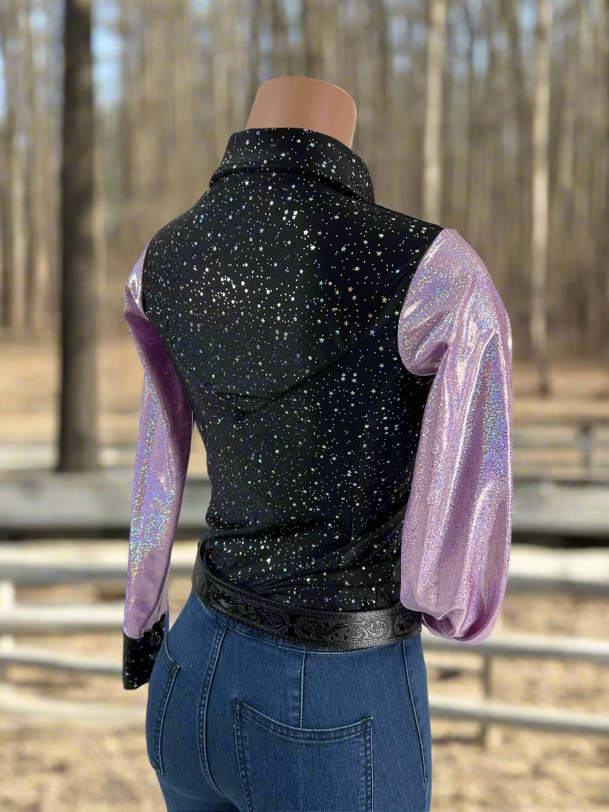 Lilac Lights Snap Front Rodeo Shirt Rodeo Shirt Riverside Rodeo Shirts