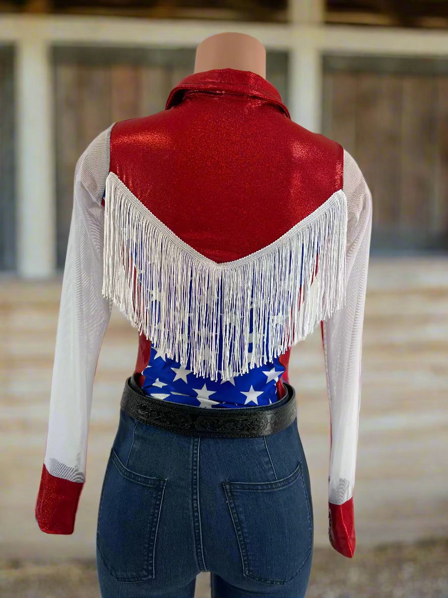 Boot Scootin Zipper Front Rodeo Shirt with Mesh Sleeves Rodeo Shirt Riverside Rodeo Shirts