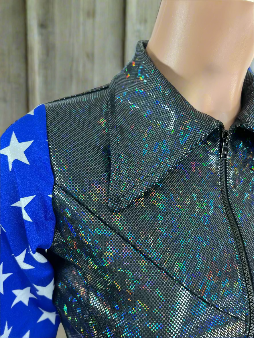 American Outlaw Zipper Front Rodeo Shirt Rodeo Shirt Riverside Rodeo Shirts