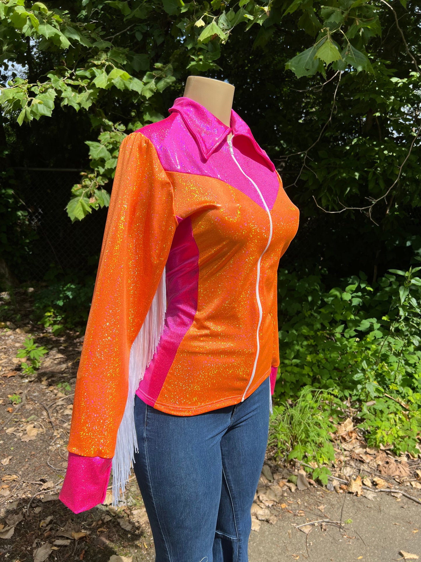 Neon Zinnia Rodeo Shirt - Riverside Rodeo Shirts