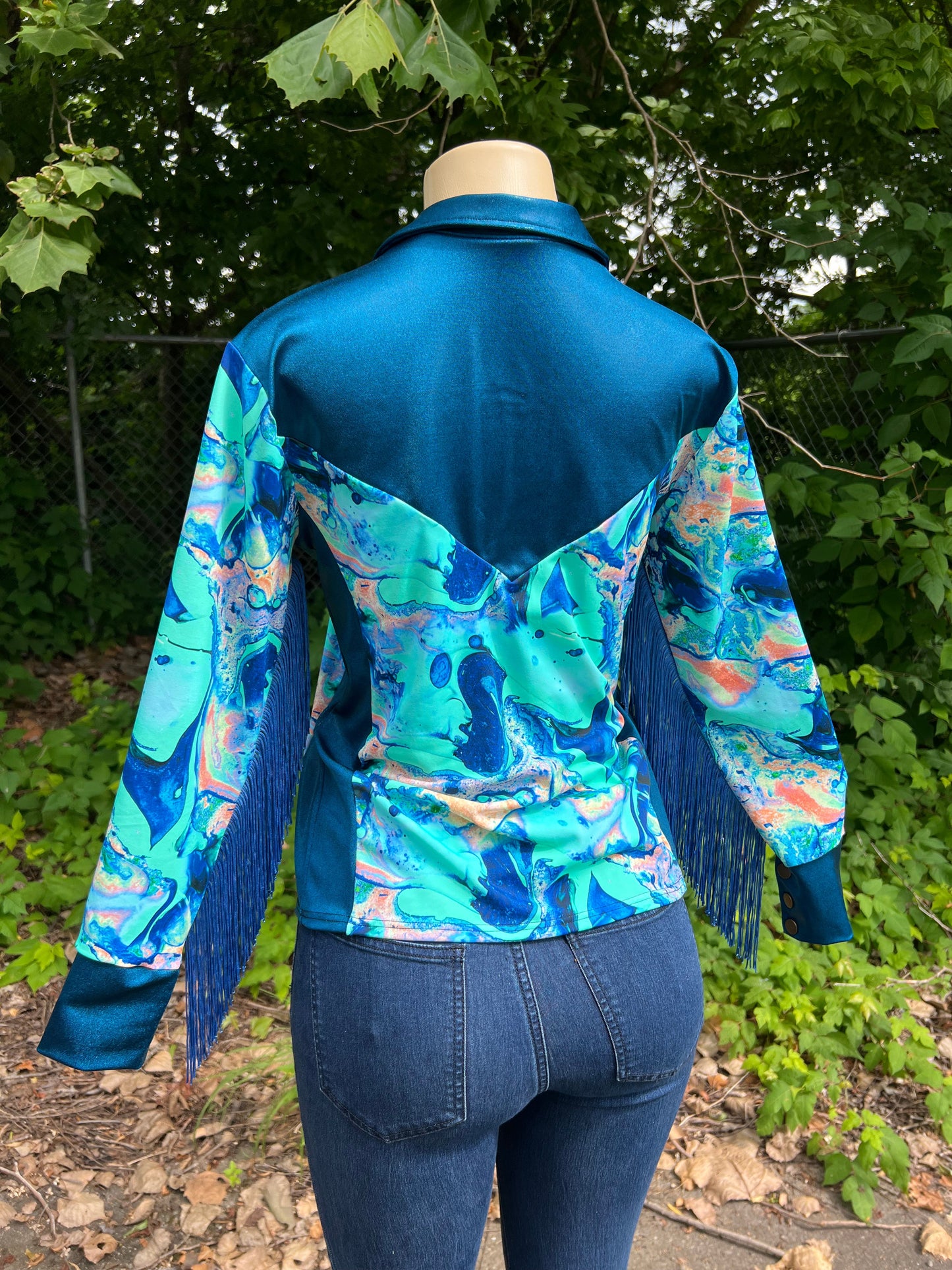 Lapis Lagoon Rodeo Shirt Rodeo Shirt Riverside Rodeo Shirts