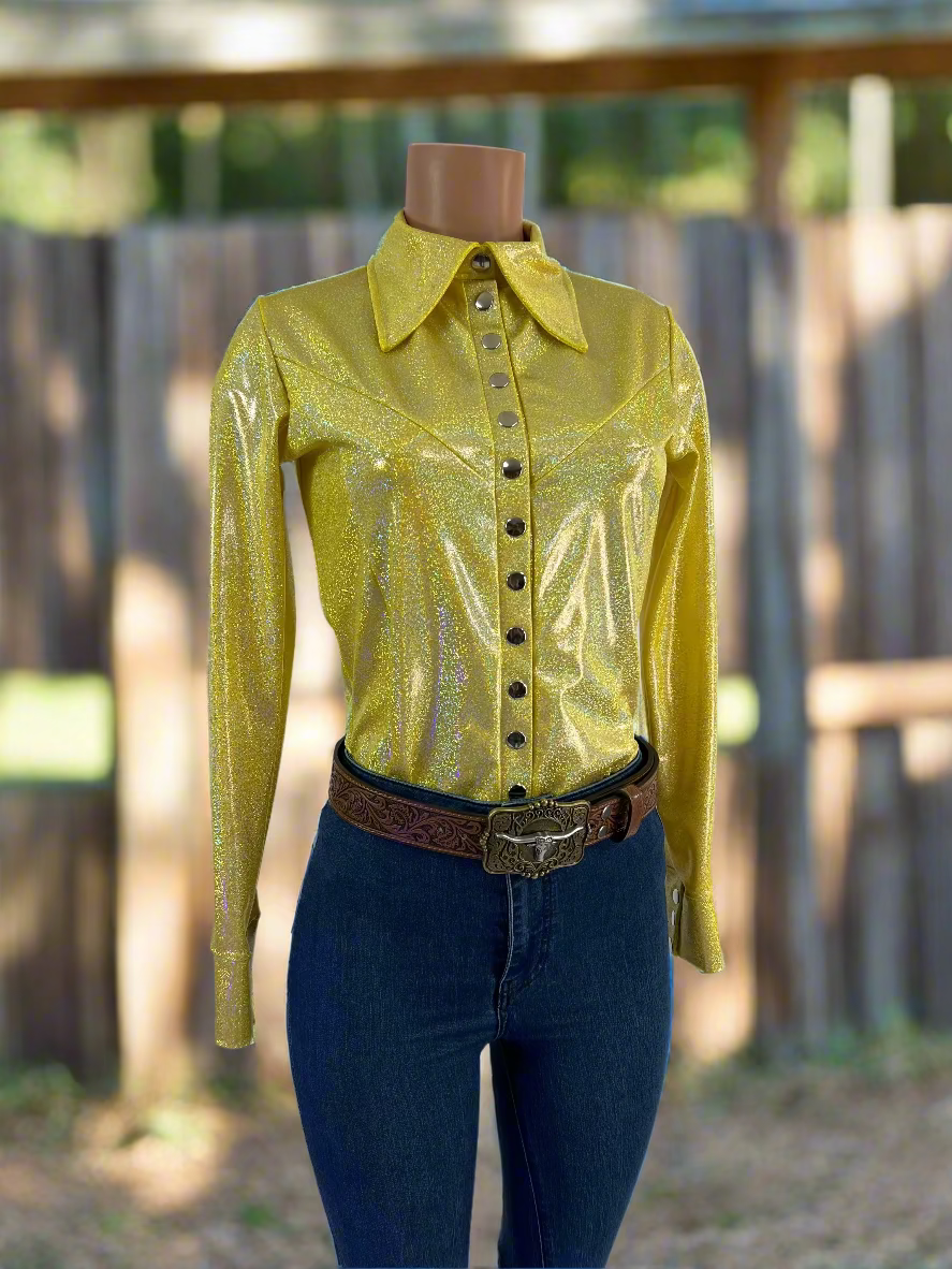 Lemon Ice Snap Front Rodeo Shirt - Riverside Rodeo Shirts