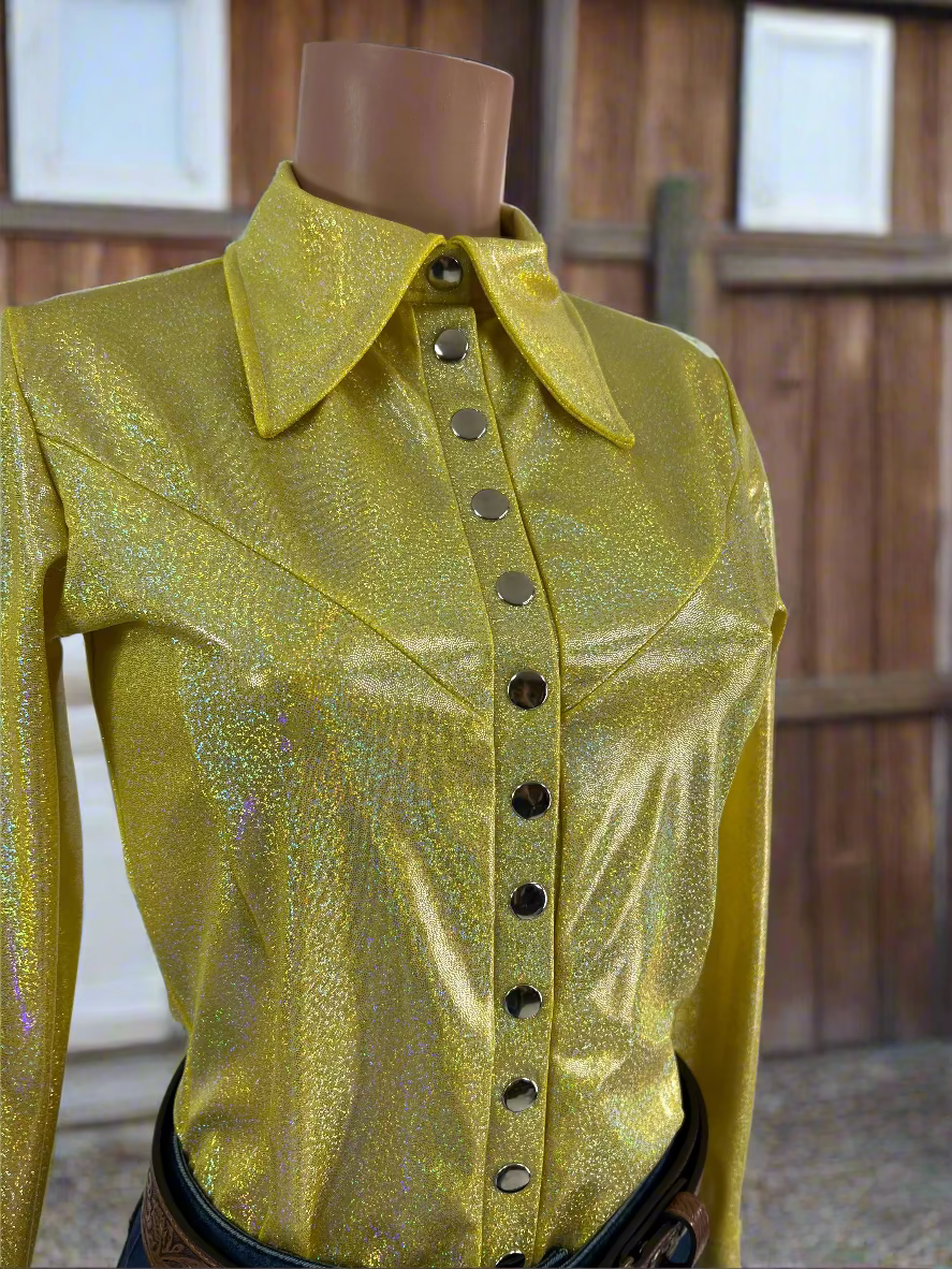 Lemon Ice Snap Front Rodeo Shirt Rodeo Shirt Riverside Rodeo Shirts