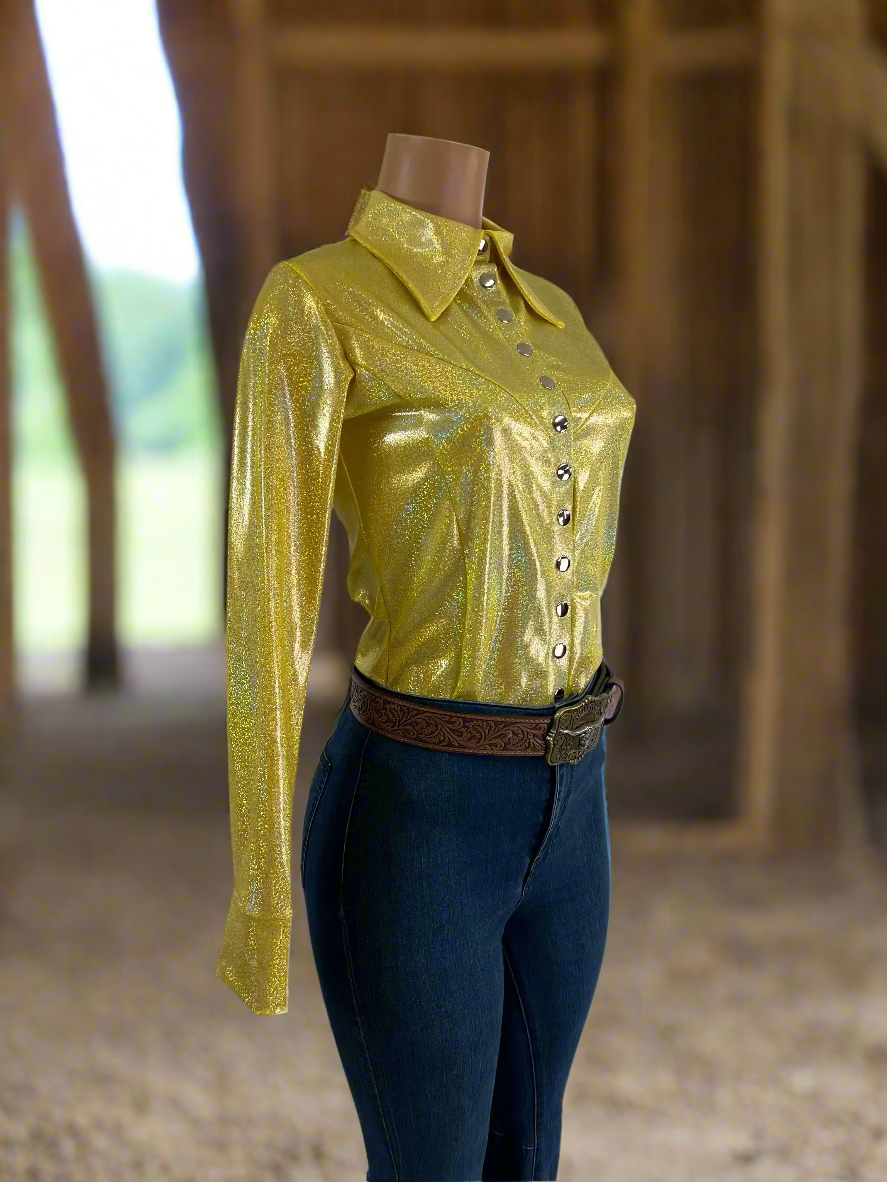 Lemon Ice Snap Front Rodeo Shirt Rodeo Shirt Riverside Rodeo Shirts