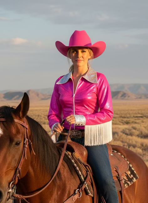 Pretty in Pink Rodeo Shirt Rodeo Shirt Riverside Rodeo Shirts