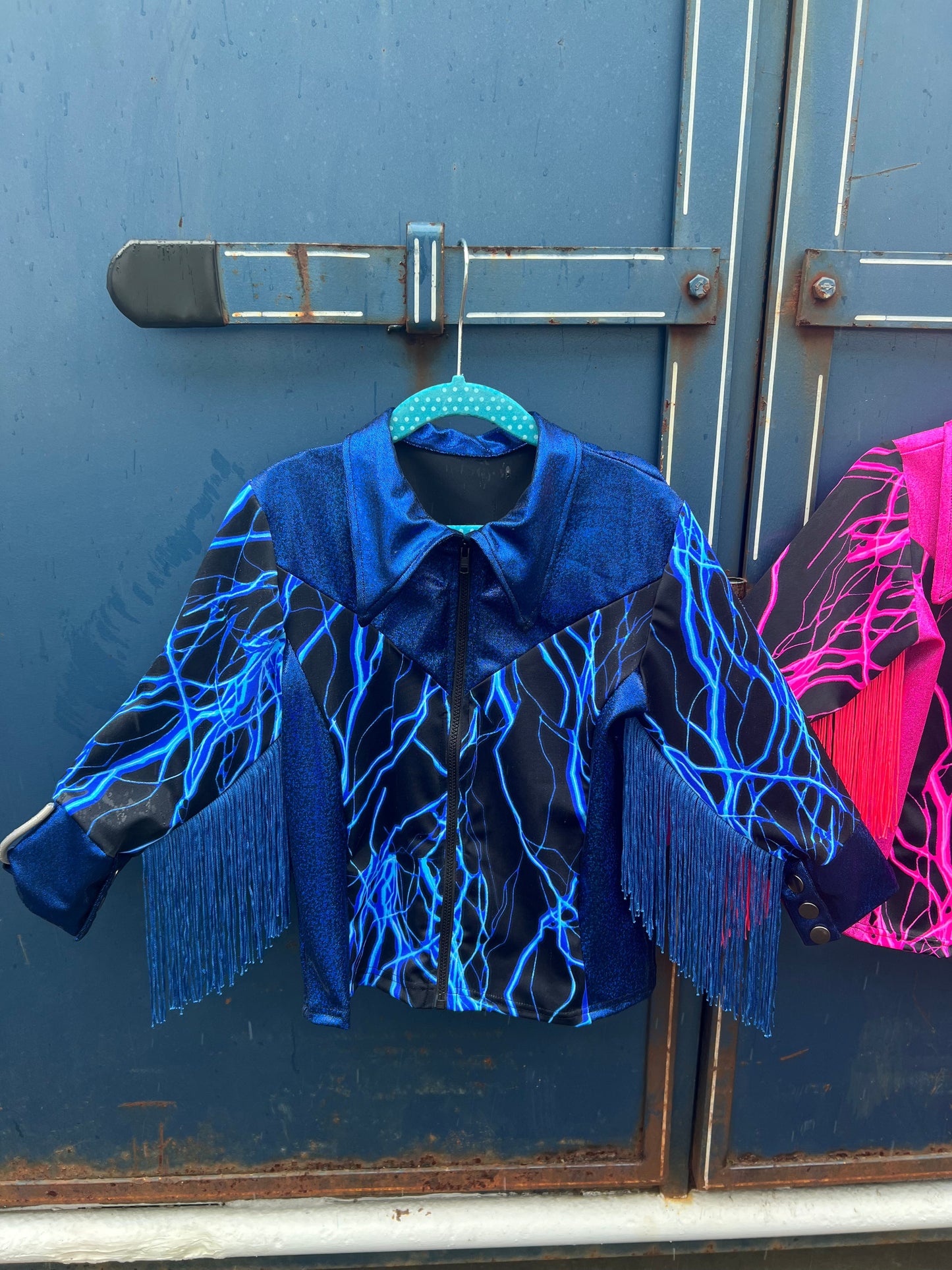 Blue Lightning Rodeo Shirt Rodeo Shirt Riverside Rodeo Shirts