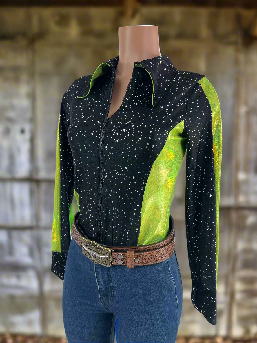 Lime Night Rodeo Shirt Rodeo Shirt Riverside Rodeo Shirts