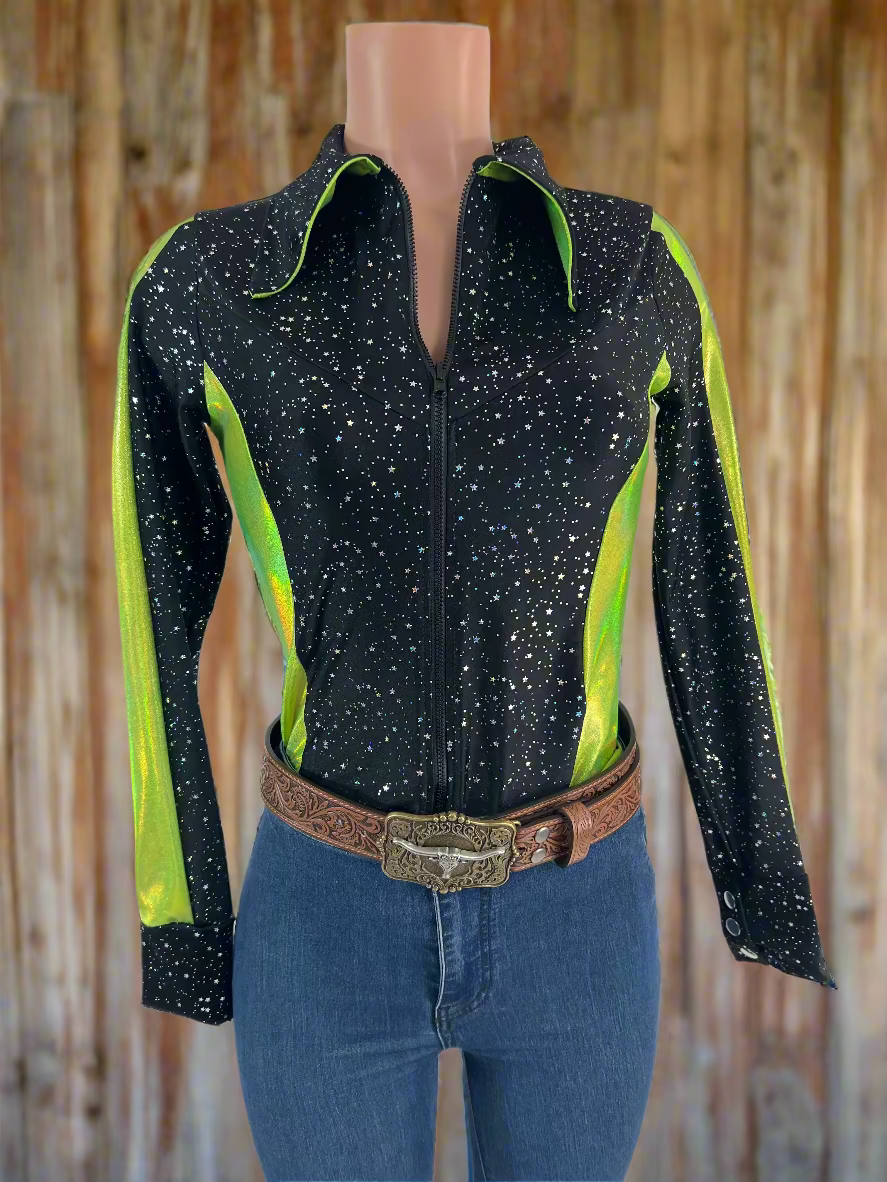 Lime Night Rodeo Shirt Rodeo Shirt Riverside Rodeo Shirts