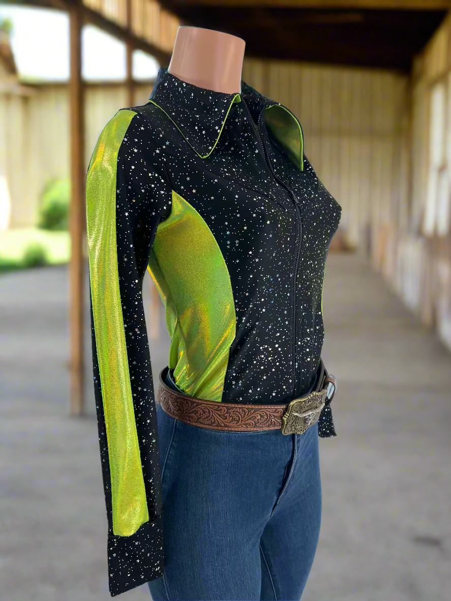 Lime Night Rodeo Shirt Rodeo Shirt Riverside Rodeo Shirts