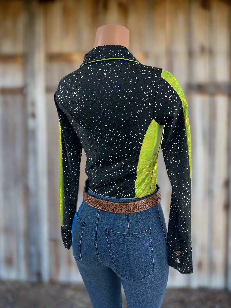 Lime Night Rodeo Shirt Rodeo Shirt Riverside Rodeo Shirts
