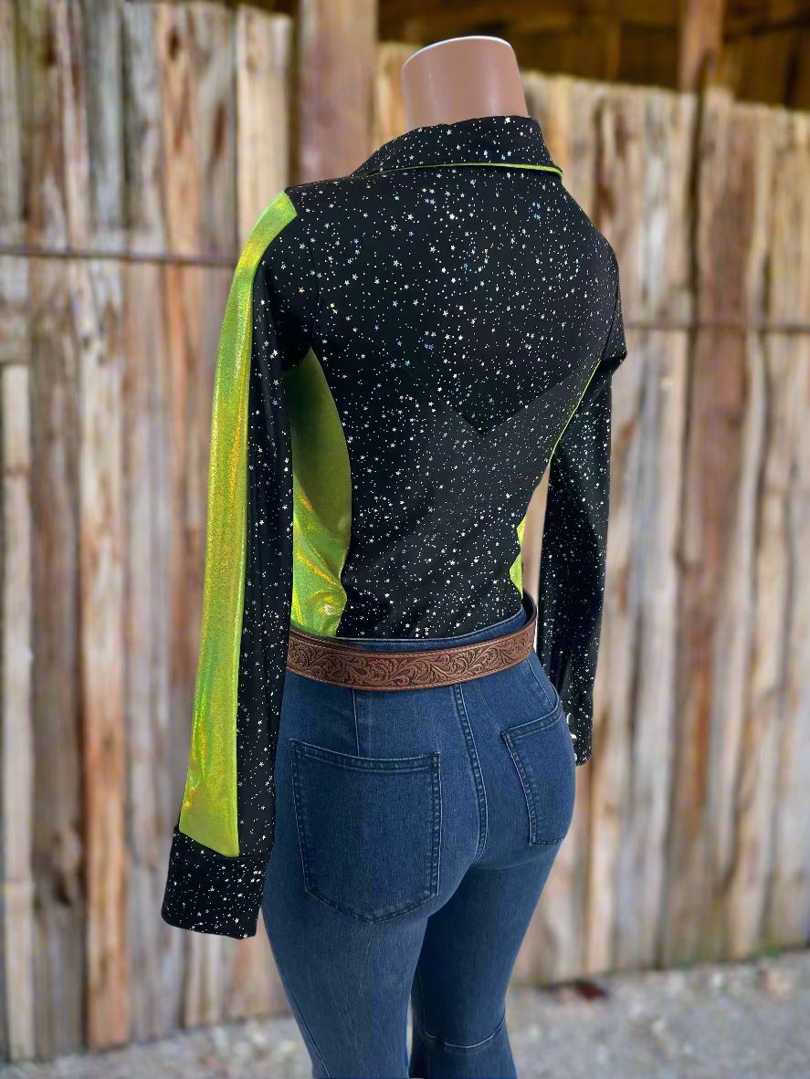 Lime Night Rodeo Shirt Rodeo Shirt Riverside Rodeo Shirts