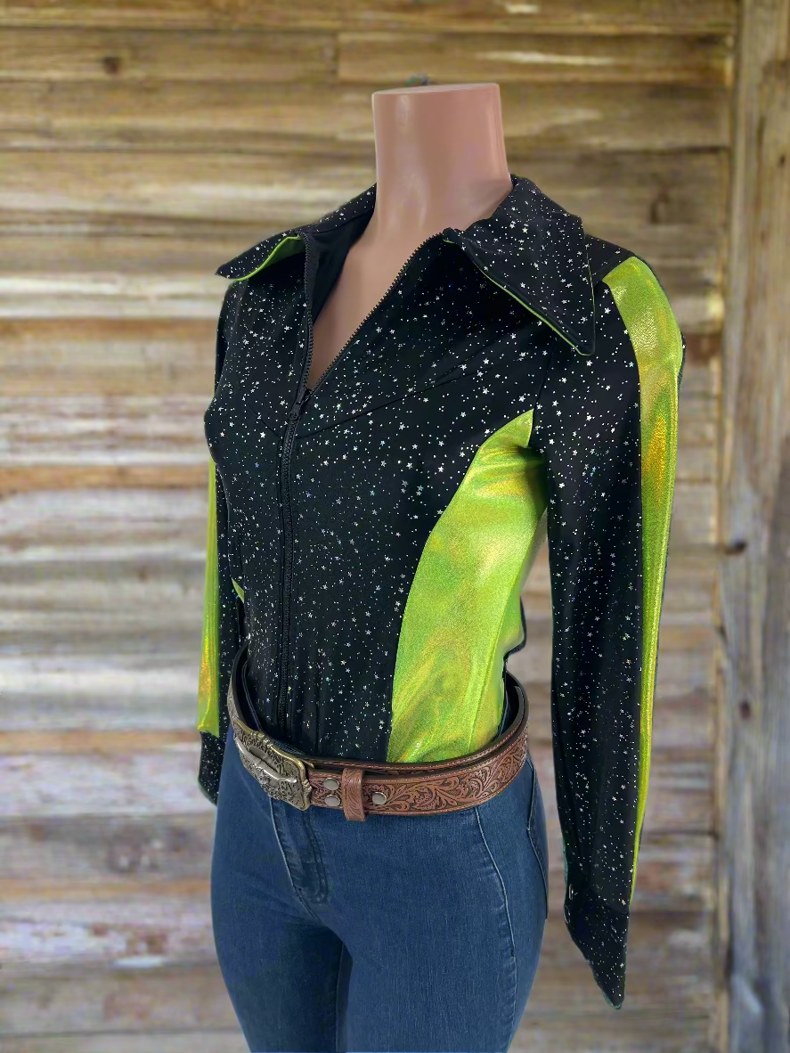 Lime Night Rodeo Shirt Rodeo Shirt Riverside Rodeo Shirts