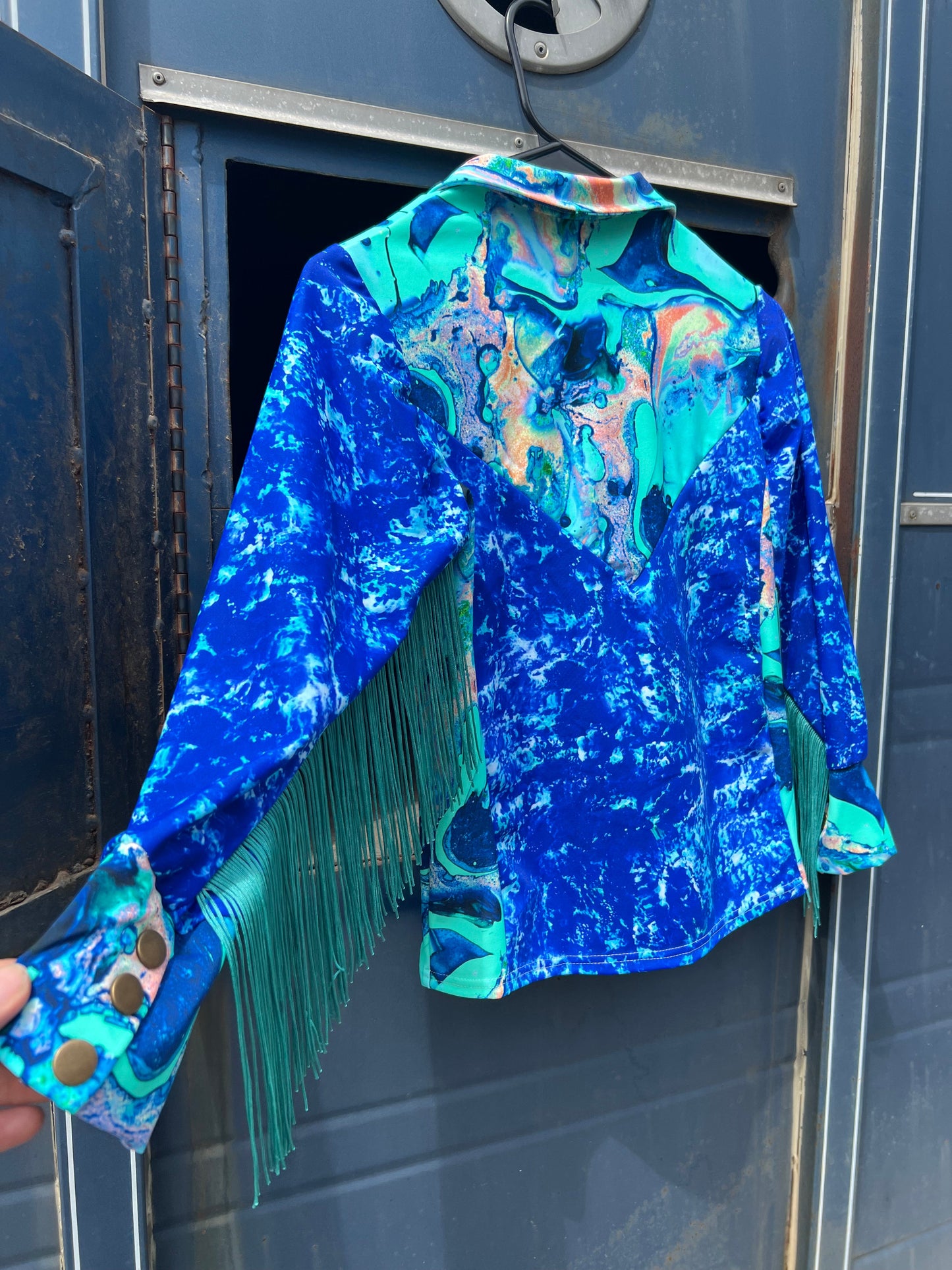 Turquoise Tide Pool Rodeo Shirt - Riverside Rodeo Shirts