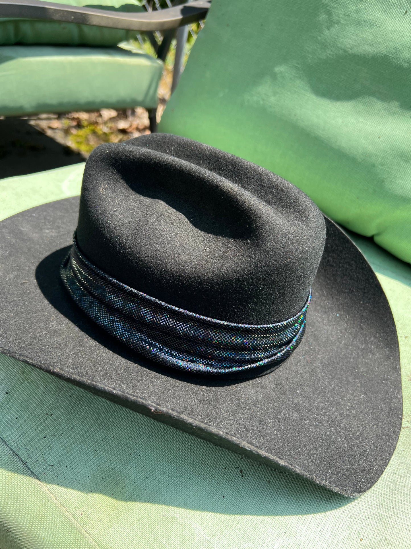 Black Kaleidoscope Hat Band - Riverside Rodeo Shirts