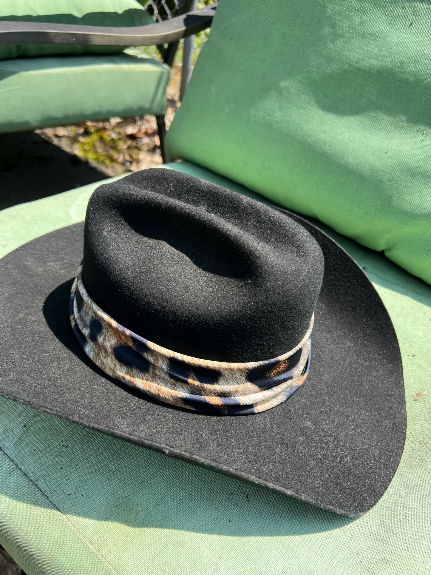 Leopard Hat Band - Riverside Rodeo Shirts