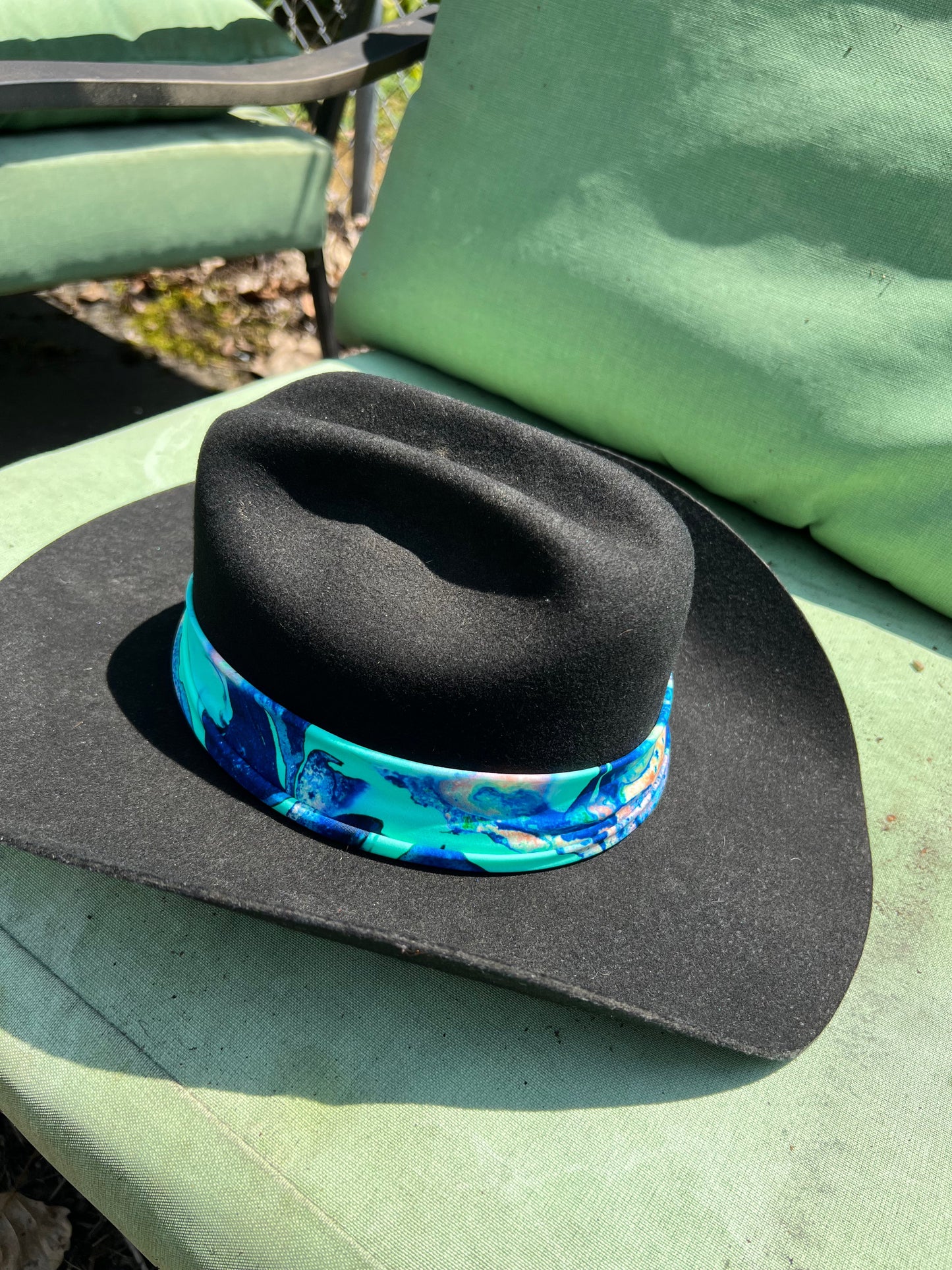 Lapis Lagoon Hat Band - Riverside Rodeo Shirts