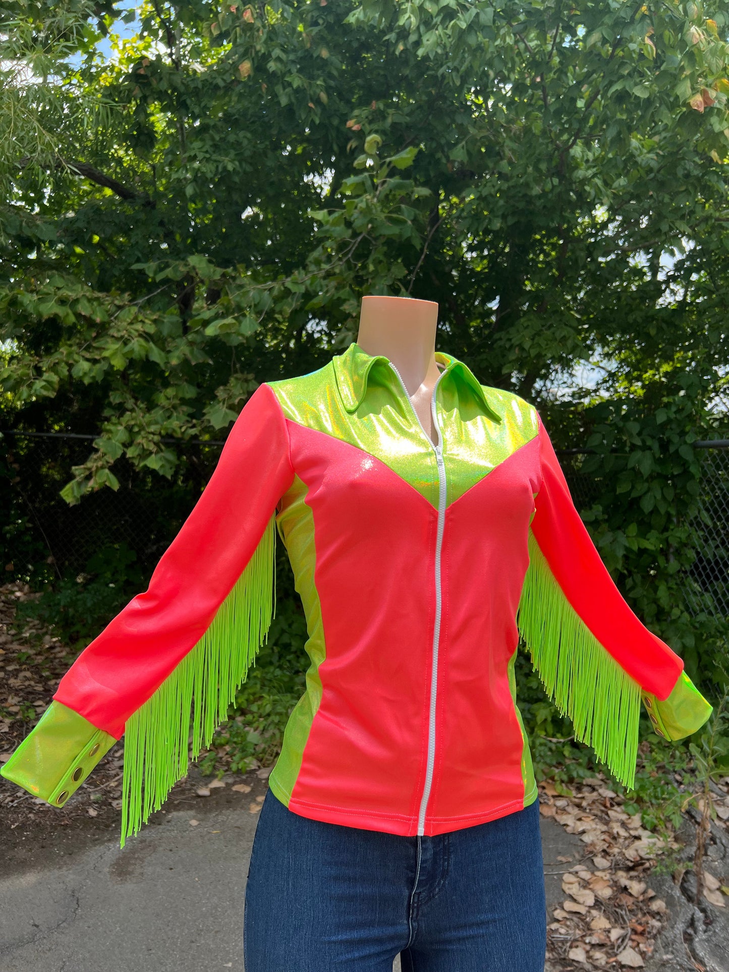 Blazing Coral Rodeo Shirt - Riverside Rodeo Shirts