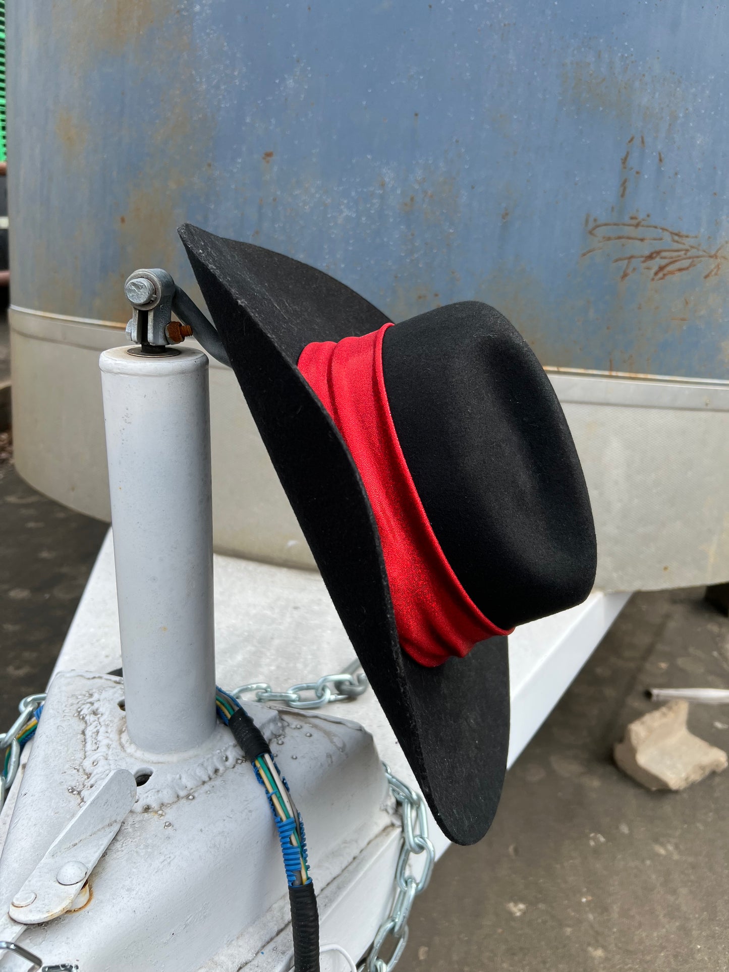 Red Sparkly Hat Band