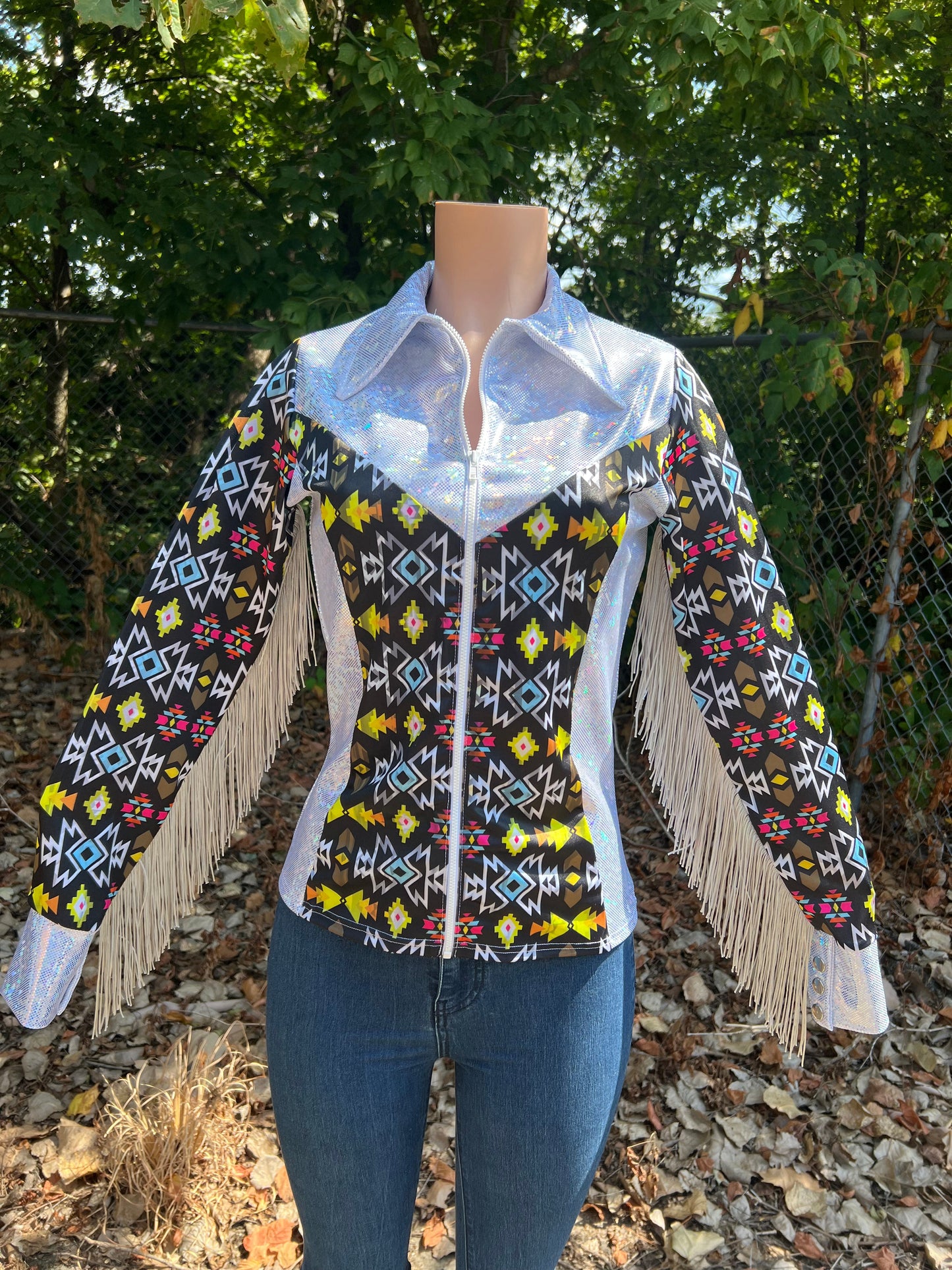 Ready To Ship - MEDIUM- Santa Fe Rodeo Shirt - Riverside Rodeo Shirts