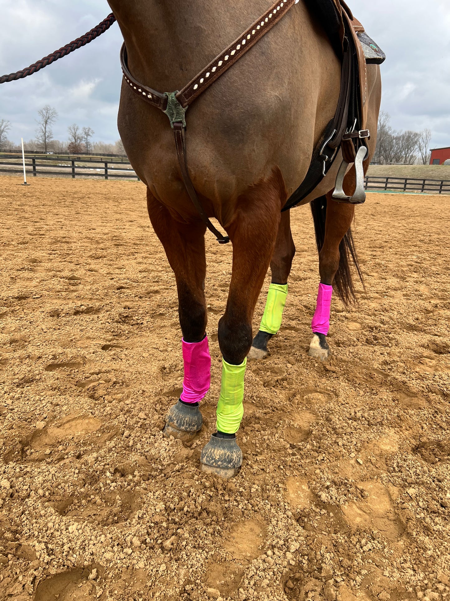 Neon Pink Sparkly Velcro Sportboot Covers (Covers Only, sets of TWO)