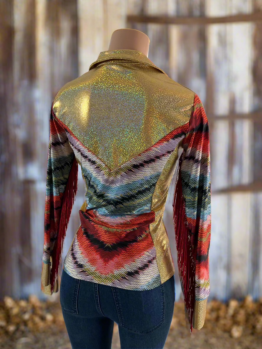 Serape Chevron Rodeo Shirt Rodeo Shirt Riverside Rodeo Shirts